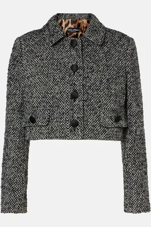 Dolce & Gabbana Cropped-Jacke aus Tweed