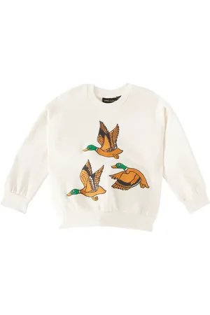 Mini Rodini Sweatshirt Ducks aus Baumwoll-Jersey