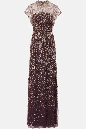 Jenny Packham Robe mit Pailletten