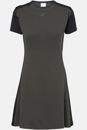 Courrèges Courrèges Kleid aus Baumwoll-Jersey