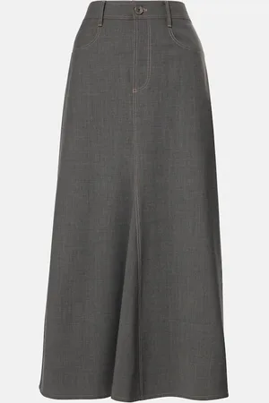 Brunello Cucinelli Midirock aus einem Wollgemisch