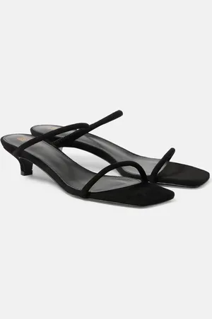 Totême Sandalen Minimalist 35 aus Veloursleder