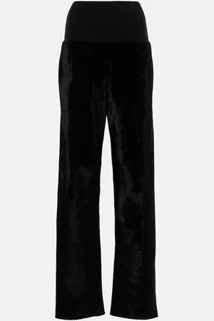 Alaïa Alaïa Gerade Hose aus Samt