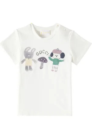 Gucci Baby Bedrucktes T-Shirt aus Baumwolle