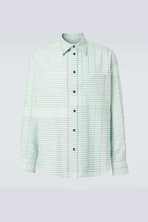 Bottega Veneta Hemd aus Woll-Twill
