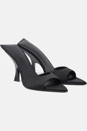 The Attico Pantoletten Ester 95 aus Satin
