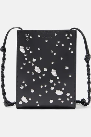 Jil Sander Verzierte Schultertasche Tangle Small aus Leder