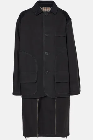 Maison Margiela Mantel aus Wolle und Baumwolle