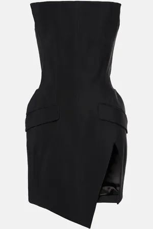 MUGLER Bustier-Kleid aus Crêpe