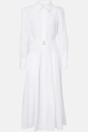 Patou Hemdblusenkleid aus Baumwollpopeline