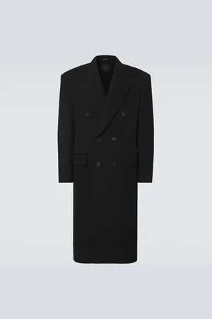Balenciaga Mantel aus Kaschmir und Wolle