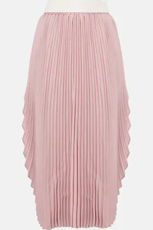 Stella McCartney Maxirock mit Leder