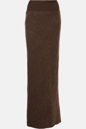 Rick Owens Maxirock Coda aus Wolle
