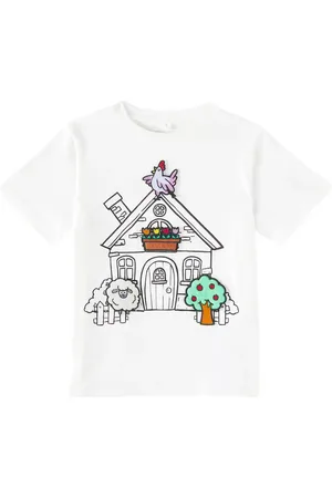 Stella McCartney Bedrucktes T-Shirt aus Baumwoll-Jersey