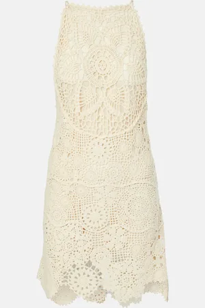 Staud Minikleid Mini Whimsy aus Häkelstrick