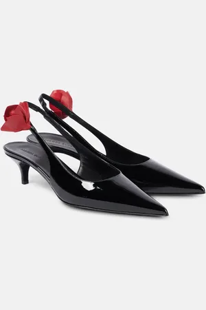 MAGDA BUTRYM Slingback-Pumps aus Lackleder