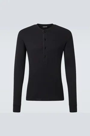 Tom Ford Henley-Top aus Jersey