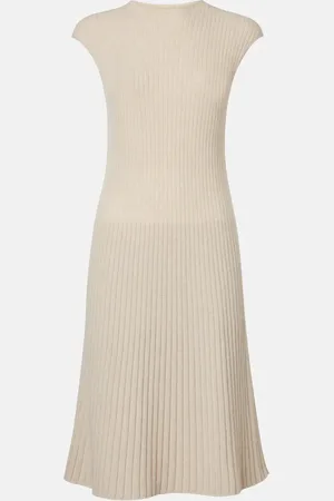Loro Piana Midikleid Cervatto aus Rippstrick
