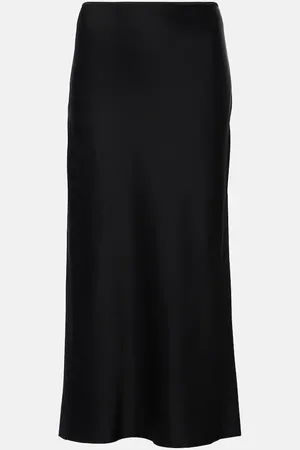 DRIES VAN NOTEN Midirock aus Satin