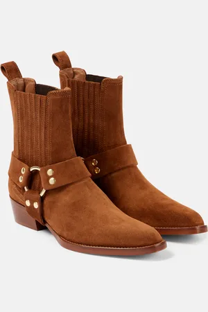 PARIS TEXAS Bikerstiefel Helena aus Veloursleder
