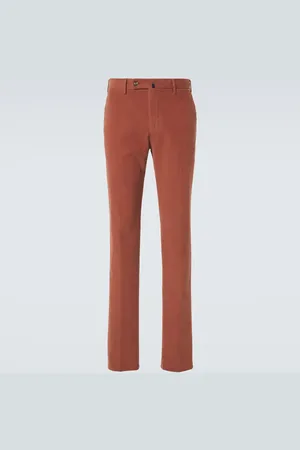 Incotex Gerade Hose aus Baumwoll-Cord