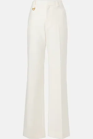 Chloé Chloé Gerade High-Rise-Hose aus Baumwolle