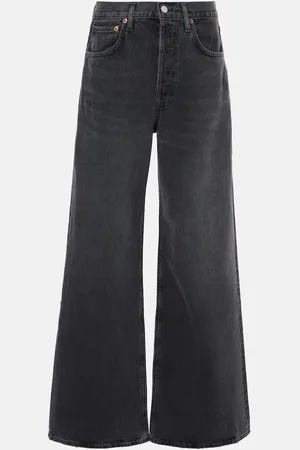 AGOLDE High-Rise Wide-Leg Jeans Dame