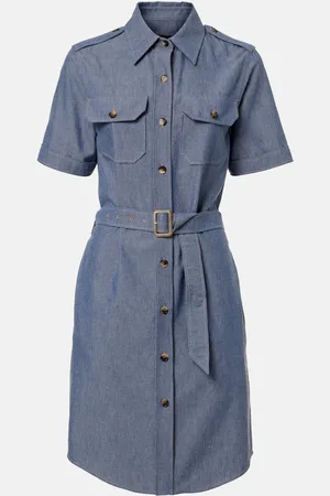 Loro Piana Hemdblusenkleid Annalisa aus Chambray