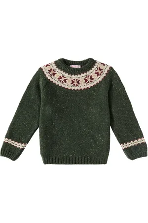 La Coqueta Pullover aus einem Wollgemisch