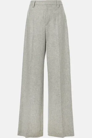Brunello Cucinelli Weite Hose aus Wolle und Kaschmir