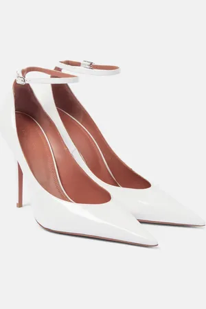 Amina Muaddi Pumps Anok 105 aus Lackleder