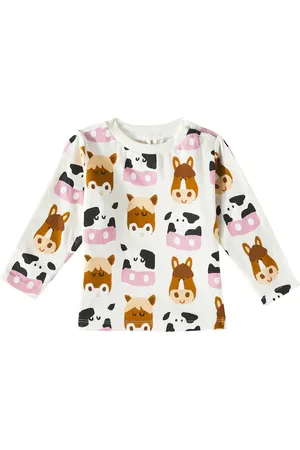 Stella McCartney Bedrucktes Top aus Baumwoll-Jersey