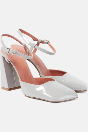 Amina Muaddi Pumps Charlotte aus Lackleder