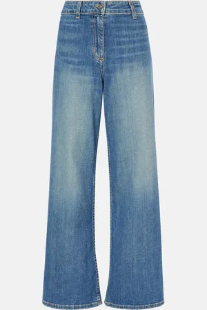 NILI LOTAN Mid-Rise Wide-Leg Jeans Megan