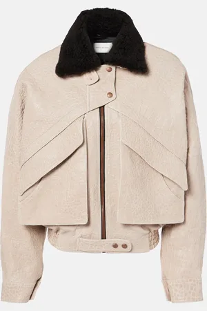 MAGDA BUTRYM Lederjacke mit Shearling