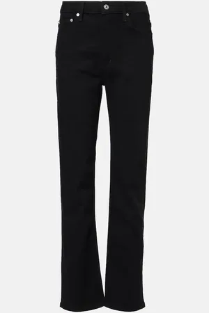 Citizens of Humanity High-Rise Straight Jeans Zuri Long