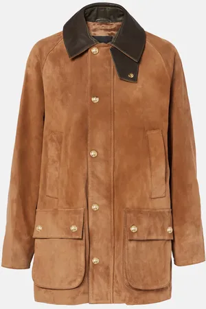 NILI LOTAN Jacke Kedem aus Veloursleder mit Leder
