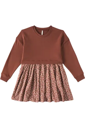 Rylee + Cru Kleid Rosette aus einem Baumwollgemisch