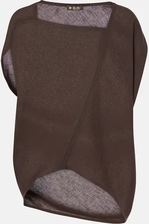 Loro Piana Top Gaia aus Leinen-Crêpe