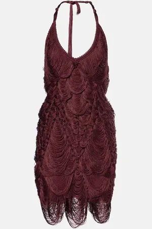 Salvatore Ferragamo Minikleid aus einem Seidengemisch