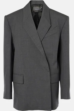 MUGLER Oversize-Blazer aus Schurwolle