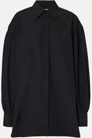 Plan C Oversize-Hemd aus Crêpe