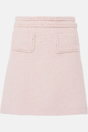 Giambattista Valli High-Rise-Minirock aus einem Wollgemisch