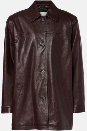 MAGDA BUTRYM Oversize-Lederjacke