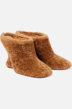 DRIES VAN NOTEN Wedges aus Shearling