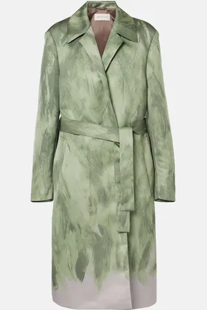 DRIES VAN NOTEN Mantel aus Satin
