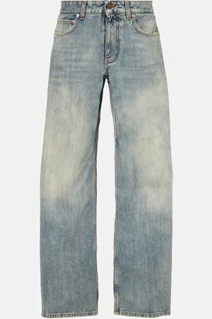 Balenciaga Mid-Rise Wide-Leg Jeans