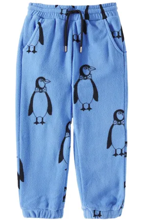 Mini Rodini Jogginghose Penguin aus Fleece