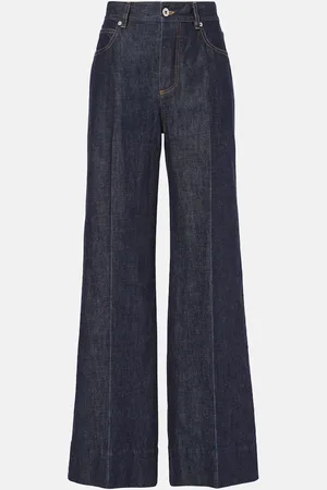 Bottega Veneta High-Rise Wide-Leg Jeans