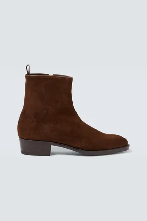 JOHN LOBB Ankle Boots Freddi aus Veloursleder